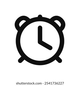 alarm_ clock icon. Simple vector sign
