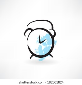 alarmclock grunge icon