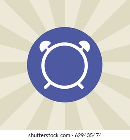 alarmclock icon. sign design. background