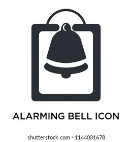 Alarming Bell icon vector isolated on white background for your web and mobile app design, Alarming Bell logo concept