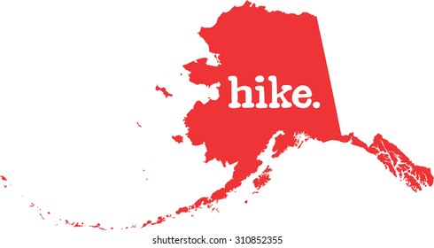 Alaska hike state vector sign