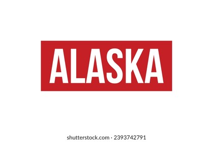 Alaska-Gummistempel-Siegel-Vektorgrafik