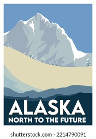 Alaska State with beautiful view 