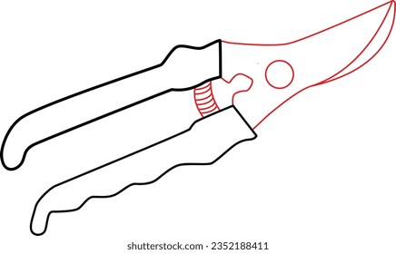 alat bangunan potong baja vector