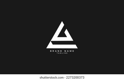 ALB, ABL, AL, LA, AB, BA, Abstract initial monogram letter alphabet logo design