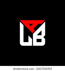ALB letter logo creative design with vector graphic, ALB simple and modern logo.