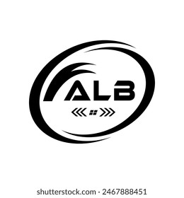 ALB letter logo Design. ALB Simple and modern monogram logo. ALB Abstract Alphabet vector Design.