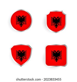 Albania Country Badge and Label Collection