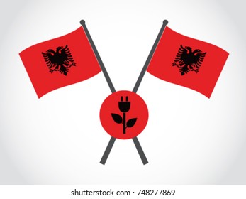 Albania Emblem Sustainable Electricity
