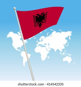 Albania Flag