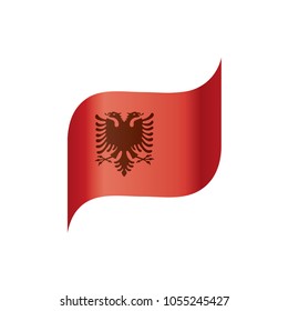 Albania flag, vector illustration