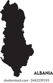 Albania icon vector design, Albania Logo design, Albania's unique charm and natural wonders, Use it in your marketing materials, travel guides, or digital projects, Albania map logo