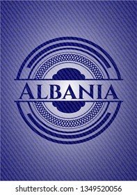Albania with jean texture