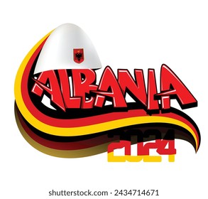 Albania leters under the PLIS traditional folk hats in Albania, Kosovo, Macedonia, Germany 2024