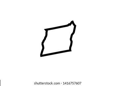 Albany County Outline Map New York County State