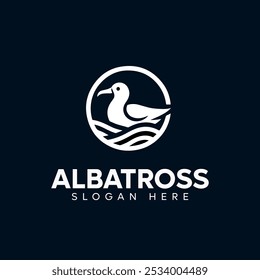 Albatros Logo Template Featuring Stylish Letter O  Design for Modern Branding Options