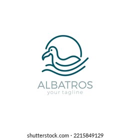 Albatros Vector illustration perfect for mascot t-shirt and logo style