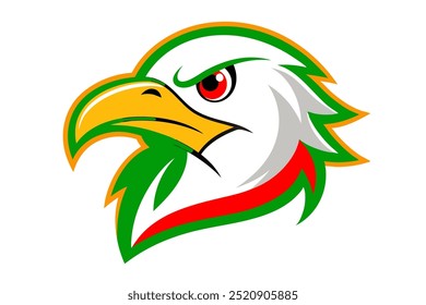 Albatross head mascot logo design vector illustration
