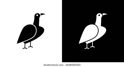 Albatross icon, vector flat icon. Flat illustration.
