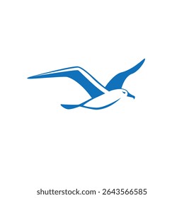 albatross letters abstract logo modern style
