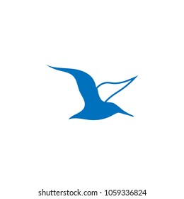 Albatross logo design template