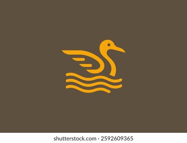 Albatross Logo – A graceful albatross in flight, representing endurance, navigation, and wisdom.