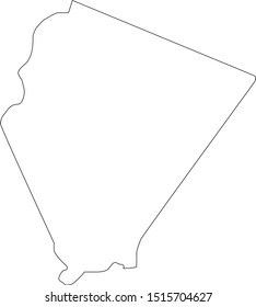 Albemarle County Map In State Of Virginia