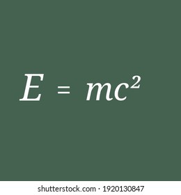 Albert Einstein Equation,education,math,and Science Vector.