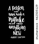 Albert Einstein Quote on Black background. Hand Lettered Quote. Inspirational Wall Art. Modern Calligraphy