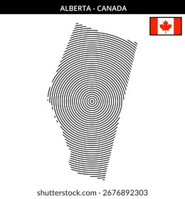 Alberta Karten Geografie und Kultur
