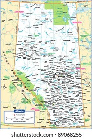 Alberta Province Map