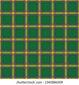 Alberta Tartan. Seamless pattern for tartan of Alberta, Canada for fabric, kilts, skirts, plaids. Frequent weave 
