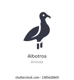 albotros icon. isolated albotros icon vector illustration from animals collection. editable sing symbol can be use for web site and mobile app