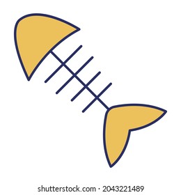 Albulidae Fill inside vector icon which can easily modify or edit 