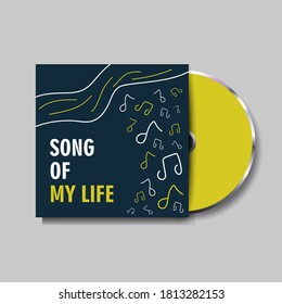 Albumdeckvorlage für Ihr Album und Cover-Design für CDs usw.