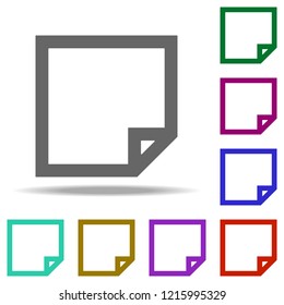 album icon. Elements of web in multi color style icons. Simple icon for websites, web design, mobile app, info graphics