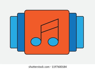 Album icons for various purposes are easily edited and made in eps 10 format