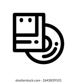 album line icon. Clean and minimalist vector icon for websites, mobile apps, presentations, and logos. Fully scalable and customizable for any project.