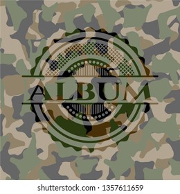 Album on camo pattern