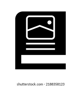 album photo icon or logo isolated sign symbol vector illustration - high quality black style vector icons
