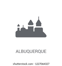 albuquerque icon. Trendy albuquerque logo concept on white background from United States of America collection. Suitable for use on web apps, mobile apps and print media.