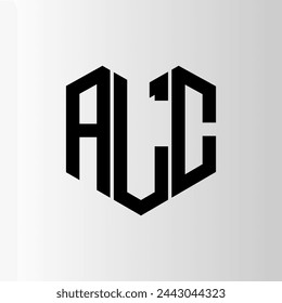 ALC-Buchstabe Logo abstraktes Design. ALC einzigartiges Design. ALK.
