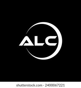 ALC Letter Logo Design, Inspiration für eine einzigartige Identität. Modernes Eleganz und kreatives Design. Markieren Sie Ihren Erfolg mit dem Markieren dieses Logos.