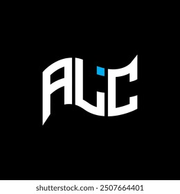 ALC logo design, ALC simple and modern logo. ALC luxurious alphabet design  
