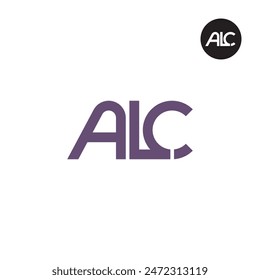 ALC-Logo-Buchstabe Monogram Design