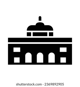 Alcala Gate Vector Glyph Icon For Personal And Commercial Use.
