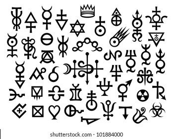 Alchemical Signs, part 3 final: 'Great Work' (Alchemical Symbols set)