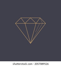 Alchemy esoteric mystical magic celestial talisman line icon. Spiritual occultism object. Liine geometric badge.