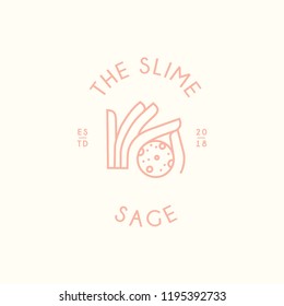 Alchemy, holistic moon logo