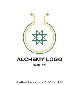 Alchemy Logo Minimal Business Logo Illustration